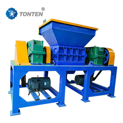Plastic Shredder Apparaat Metaal Houten Dubbele As Shredder Machine
