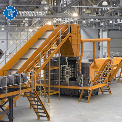 Vrieskasten Huishoudelijke apparatuur Elektronisch schroot Shredders Afval recycling Productielijn