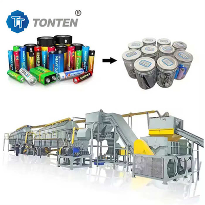 Afvallood, loodzuur, lithium-ion batterij recycling machine Productielijn op maat