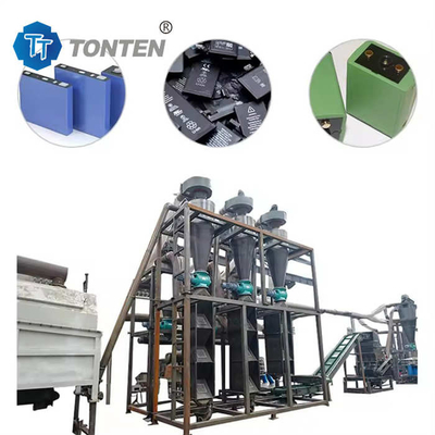 Afvallood, loodzuur, lithium-ion batterij recycling machine Productielijn op maat