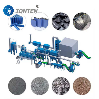 Ternary NiMH Lithiumbatterij Breekmachine Separatie Recycling
