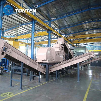 Volledig automatische afvalmetalen sorteermachine Recycling productielijn