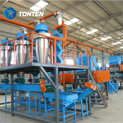 Productielijn voor recyclingmachines voor bandensnipper en rubbercrusher