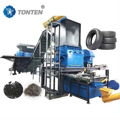 Productielijn voor het verpletteren van banden en rubber en het recyclen van rubberpoeder