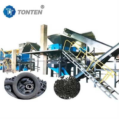 Productielijn voor recycling van banden, recycling van rubber