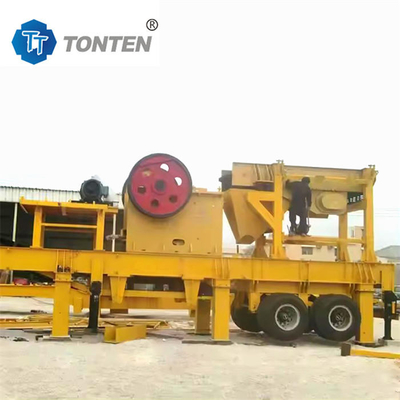 Mobiele bouw afvalverbrekingsstation Plant Rots grindverbreking