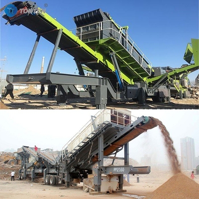 Concrete Construction Waste Quarry Stone Crushing Machine Mobiele breekmachine Plant