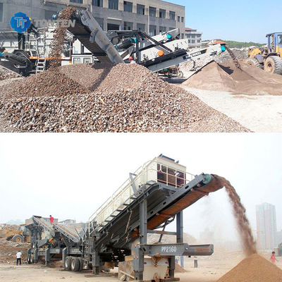 Concrete Construction Waste Quarry Stone Crushing Machine Mobiele breekmachine Plant