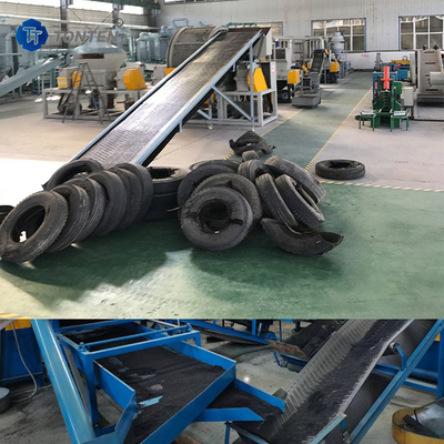 Fabriek voor het recyclen van banden