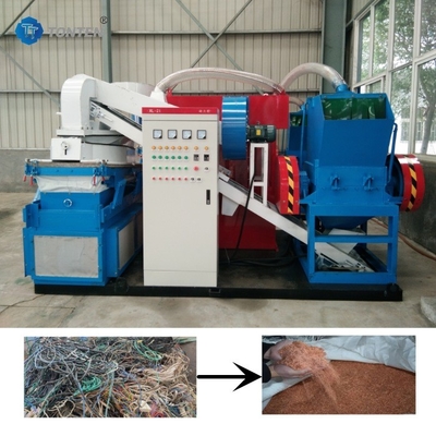 Koperdraadrecyclingcentrale Koperdrijstmachine Afvalkoperdraadrecycling