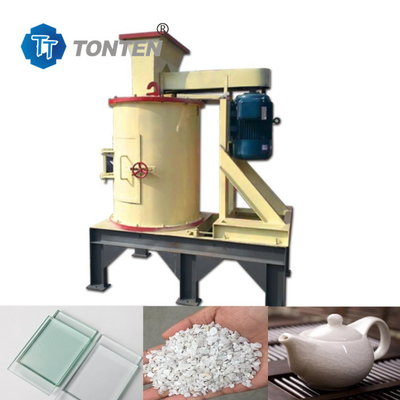 75kw Verticale Rock Quartz Stone Crusher Machine voor het breken van glas keramische
