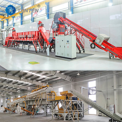 Afval van lithiumbatterijen voor auto's Recycling Machine Equipment Plant 110kw