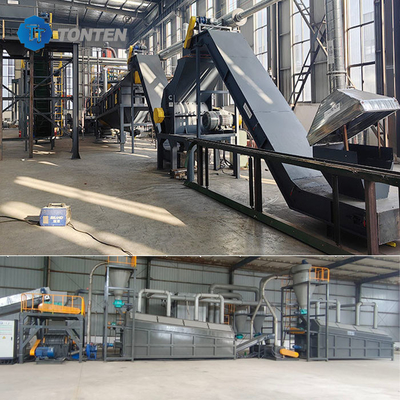 TONTEN Autophosfaat Lithium Ion Batterij Recycling Machinery 85kw