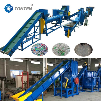 PET-flessen recycling waslijn afval plastic recycling machine