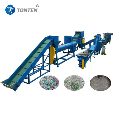 Afvalmachine voor het wassen van plastic PET-flessen, breekmachine, recyclingmachine