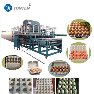 Papierpulp gietmachines Eierenbak Fruitbak Eenmalig tafelgerei