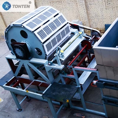 Afvalpapier recyclen eierenbak maken machine papier pulp gietmachine