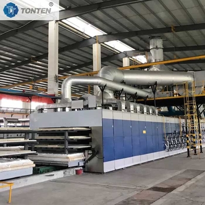 Automatische keramische tunneloven voor het sinteren van bakstenen gebouwd aan de berghelling