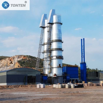 Roterende verticale verticale cementoven Constructieafval Steenkool Gangue Kalk kalken