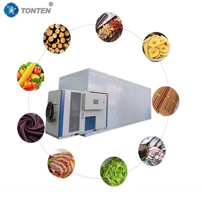 Industriële voedingsmiddelen Houtdroger Machine warmtepomp Peper Fruit Chrysanthemum Drogen