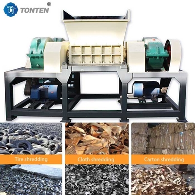 Schroot IJzerband Metalen Shredder Crusher Machine Blikken Dubbele schacht Shredding