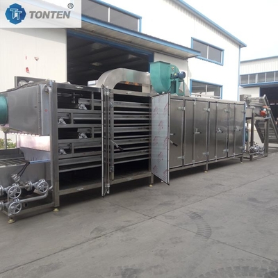 Grass Vegetable Mesh Belt Dryer Machine Warmluchtdrogen 58kw