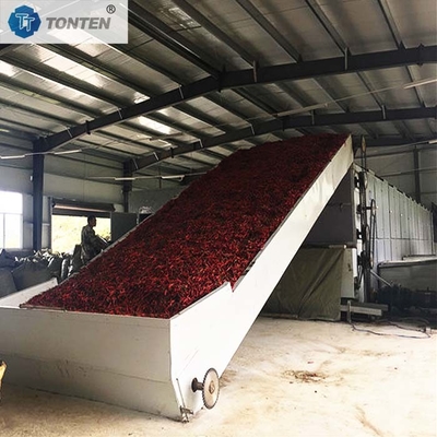 Peper Chili Belt Dryer Machine Roestvrij staal Voedsel Dryer Drogen apparatuur