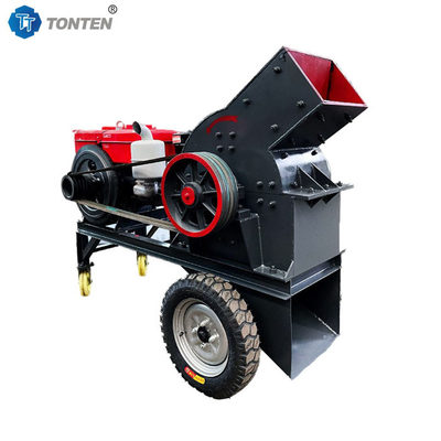 Diesel hamer crusher machine steen tegel gips crusher machine