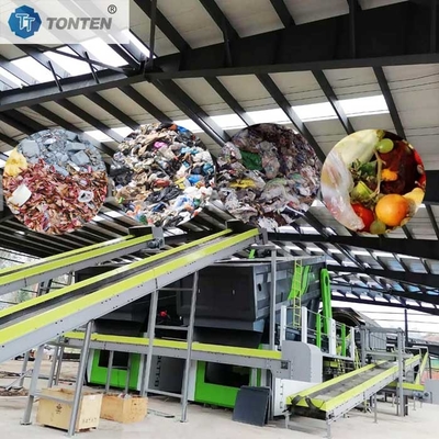 RDF Recycling Sortering Verpakkingsverpakkingen Kartonnen Afvalinstallatie