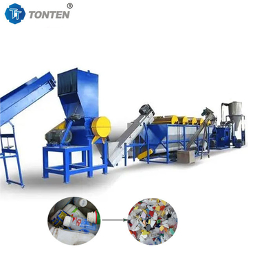 Waterschroot PET-flessenverbrekingsinstallatie afval plastic recyclingmachine