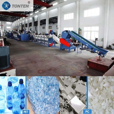 Schroot Gemengd afval Plastic PET fles Schroot Recycling Plant Machine