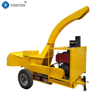 mobiele diesel houtbreker machine tak versnipper chipper mobiele type