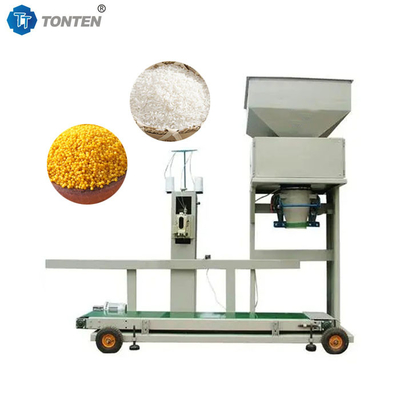 Verpakkingsmachine voor het afdichten van plastic pellets, gewicht en vulling 25 kg 50 kg