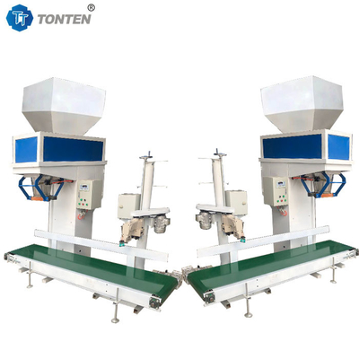 Verpakkingsmachine voor het afdichten van plastic pellets, gewicht en vulling 25 kg 50 kg