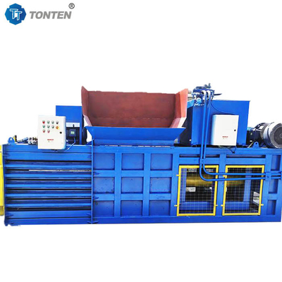 Straw Wool Automatic Hydraulic Baler Horizontale balermachine