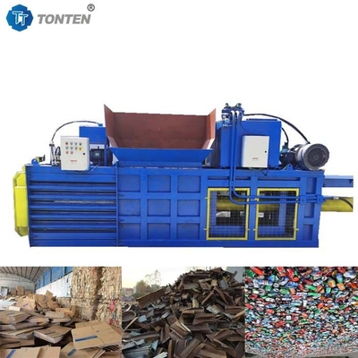 Geweven zakken schuim karton metaal Hydraulische baler machine Horizontale baler