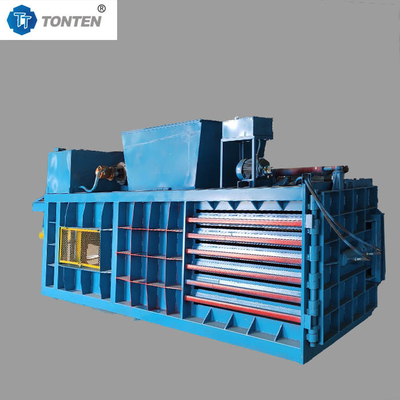 Horizontale metalen hydraulische baler baling pers kledingmachine