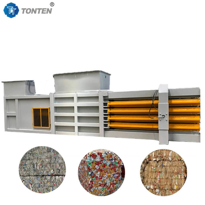 Aluminiumblik papierverpakkingsmachine Hydraulische balermachine Metalencompressor