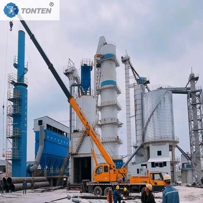 Op maat gemaakte cement kalkschaal verticale oven actieve kalkschaal productielijn