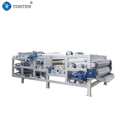 Slib ontwatering gordel filter pers machine concentratie filter pers
