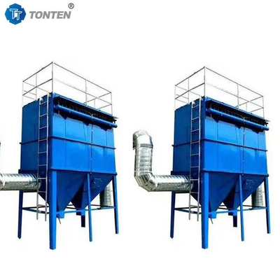Industriële verticale pulsstraal pulszakfilterstofverzamelaar voor cementfabrieken