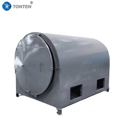Houtverkoolingsoven Biochar Houtskoolmachine 3000kg