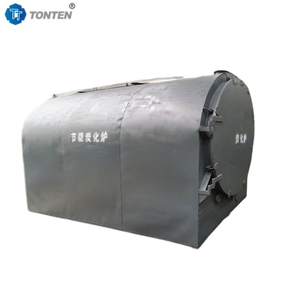 Coconut Shell Sawdust Continuous Horizontal Carbonization Oven Machine