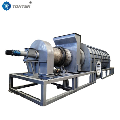 Coconut Shell Sawdust Continuous Horizontal Carbonization Oven Machine