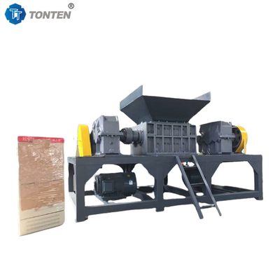 Kan Aluminium Crusher Shredding Double Shaft Shredder Machine Voor het recyclen