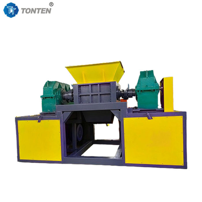 Dubbele schacht auto's banden metalen shredder machine twee schacht shredder