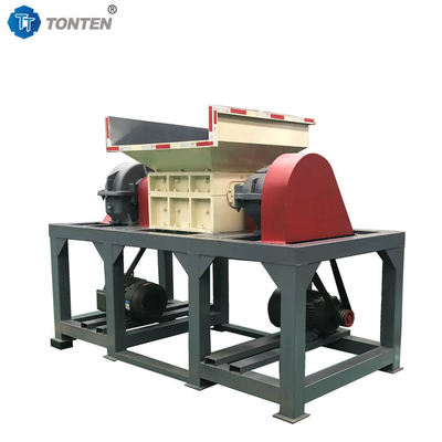 Dubbele schacht auto's banden metalen shredder machine twee schacht shredder