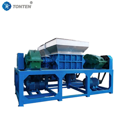 Kan Aluminium Crusher Shredding Double Shaft Shredder Machine Voor het recyclen