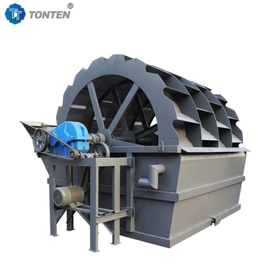 Groensteen, kalksteen, kiezelstenen, wielen, zand, wasmachine, leverancier