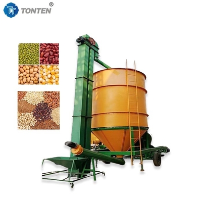 Kleine mobiele mechanische toren maïsdroger machine voor de landbouw tarwe rijst bonen graan